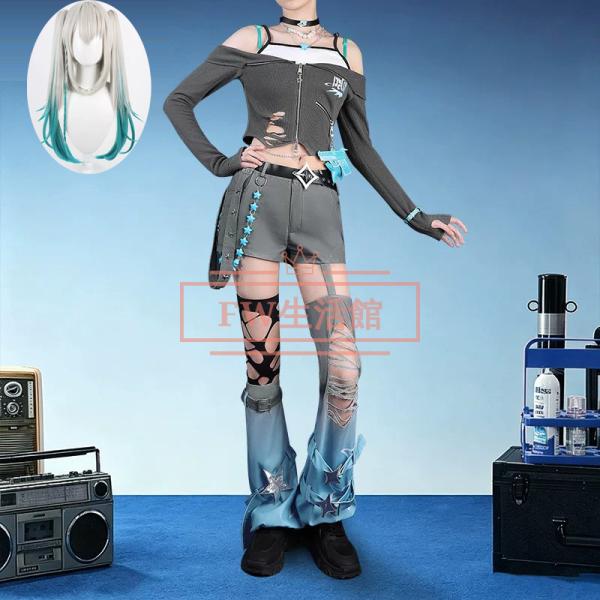 にじさんじ VTuber Y4T4 Rei7 Reina コスプレ衣装 ウィッグ cosplay イベント演出服 アニメ 変装 仮装 ハロウィン