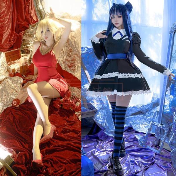 パンティ&amp;ストッキングwithガーターベルト コスプレ衣装 コスチューム 演出服 アニメ ゲーム ハロウィン cosplay 変装