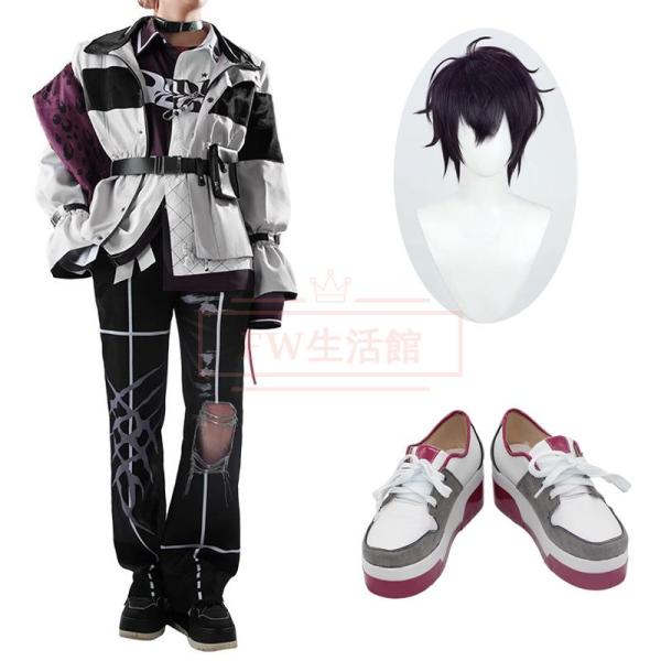 バーチャル YouTuber Vtuber 佐伯イッテツ 変身後 コスプレ衣装 ウィッグ 靴 コスチューム 演出服 アニメ ゲーム ハロウィン