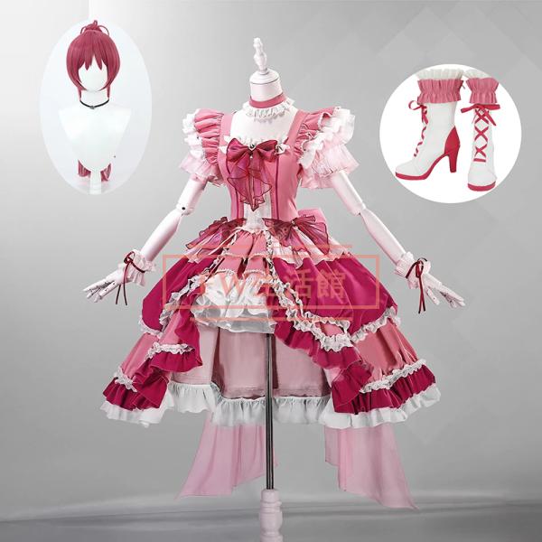 魔法少女まどか☆マギカ 佐倉杏子 Magia Day 2025 打歌服 応援服 コスプレ衣装 ウィッグ 靴 cosplay イベント演出服 アニメ 変装 仮装 ハロウィン