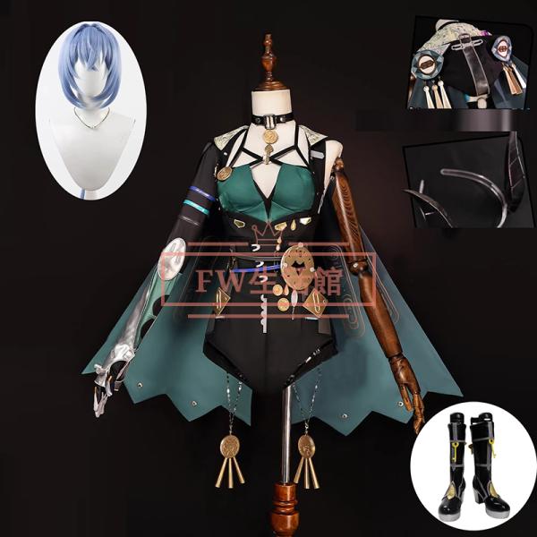ゼンレスゾーンゼロ Zenless Zone Zero リュシア エロウェン Lucia コスプレ衣装 ウィッグ 靴 cosplay ハロウィン 演出服 変装