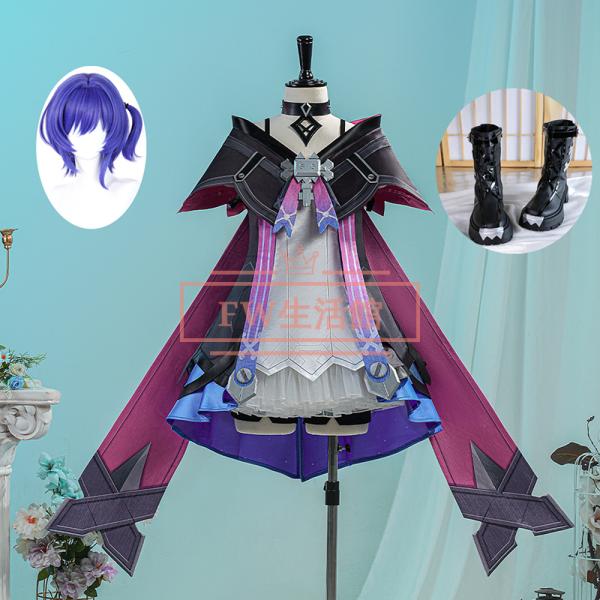 原神 げんしん 風 Prune プルーネ コスプレ 衣装 ウィッグ 靴