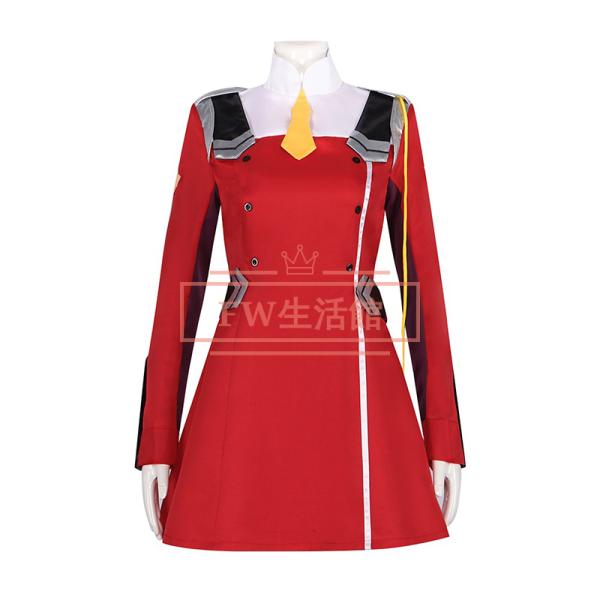 ダーリン・イン・ザ・フランキス Zero Two ゼロツー コスプレ衣装 ウィッグ 靴道具 イベント パーティー コスチューム 変装