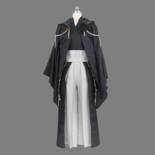 刀剣乱舞 鶴丸国永 つるまるくになが コスプレ衣装 ウィッグ 道具刀+鞘