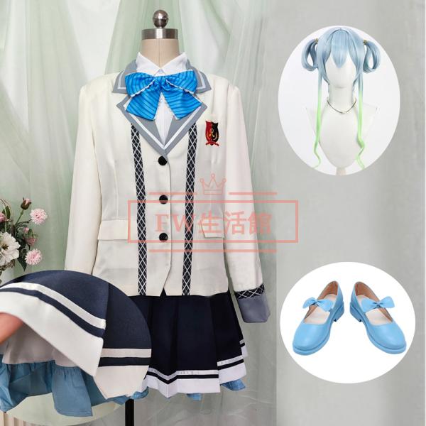 オンゲキ 珠洲島有栖すずしまありす コスプレ衣装 ウィッグ 靴 演出服 アニメ ゲーム ハロウィン cosplay 変装