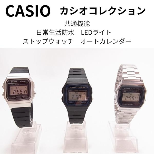 CASIO カシオコレクション デジタル腕時計 A158WA-1JH（国内正規品・1年保証）