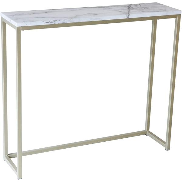 コンソールテーブル モダンアクセント フェイクマーブル メタルフレーム 玄関 リビング Tilly Lin ティリーリン TillyLin