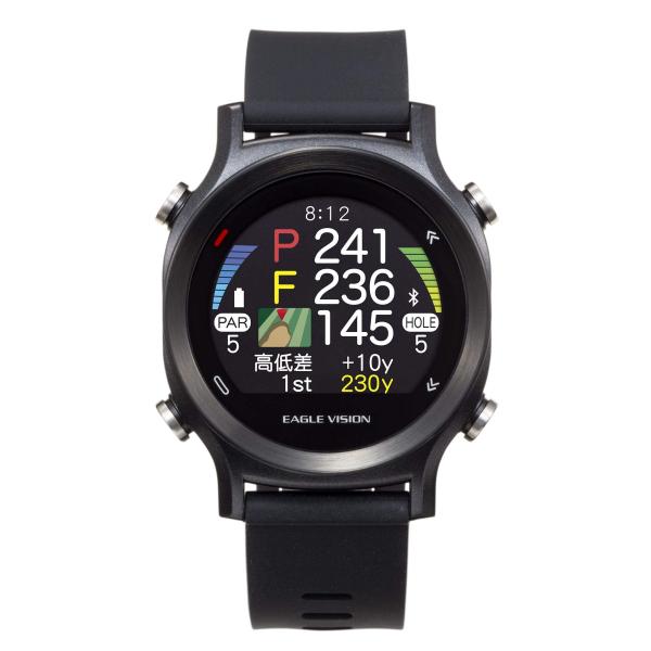アサヒゴルフ EAGLE VISION watch ACE EV-933 BK ブラック : homegoods
