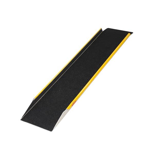 Ruedamann アルミラダーレール 長さ120cm*外幅28cm 耐荷重300kg アルミブリッジ 滑り止めマット付き アルミラダー 軽量ラダーレ