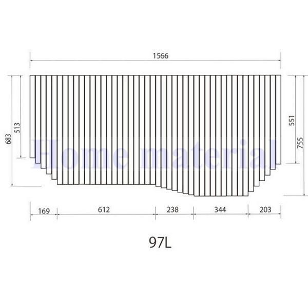 トクラス　風呂ふた ホワイト 97L 新品 YAMAHA（ヤマハ） お風呂のふた TOCLAS トクラス (旧ヤマハ）新 97L