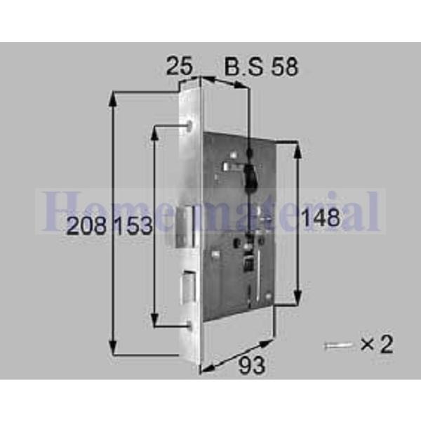 値下げ】鍵付き アルミ ドアx2