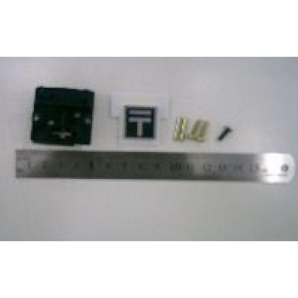 送料込み パナソニック エクステリア ポスト チャイム部品 チャイム用押釦目隠し用(郵便マーク)部品 (チャイム用押釦を使用しない時にお使いください)品番：CT9910  (品番変更 CT9910K )郵便〒シール付き目隠し蓋部分と蓋固定部...