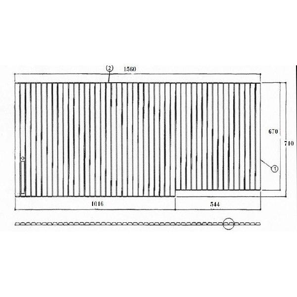  Ĉӂ TOTO Cӂ Vb^[ ӂ EKK81045WR ( ֕i EKK81045WR3 ) OF1560×710 gg