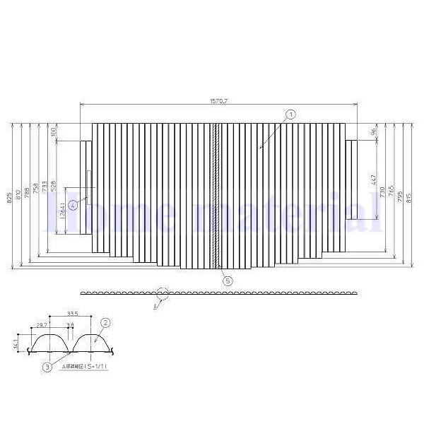 Ĉӂ TOTO Cӂ Vb^[ ӂ OF1570.7×825mm EKK81107WR2
