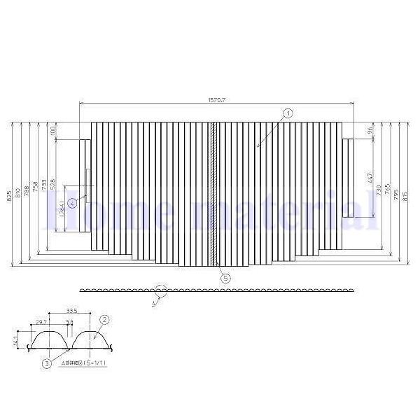  Ĉӂ TOTO Cӂ Vb^[ ӂ OF1570.7×825mm EKK81107WR2