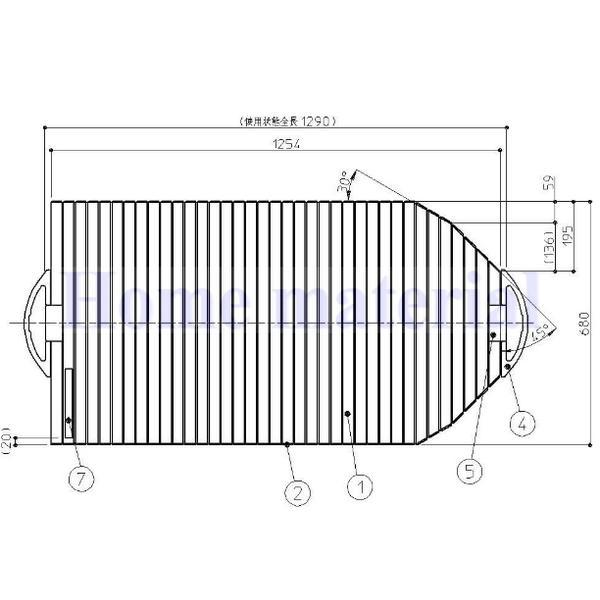 TOTO お風呂のふた 風呂ふた シャッター式 巻きふた EKK84016W2 TOTO お風呂のふた 風呂ふた シャッター式 巻きふた EKK84016W2