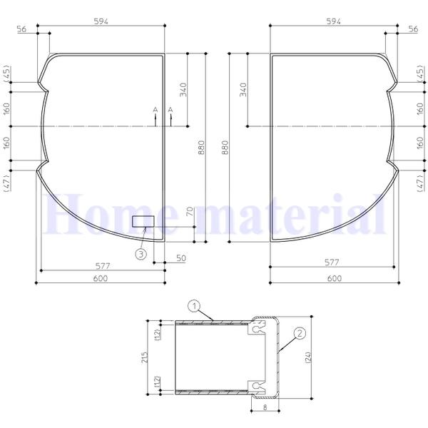 TOTO お風呂のふた 風呂ふた シェル浴槽1300 軽量組み合わせふろふた