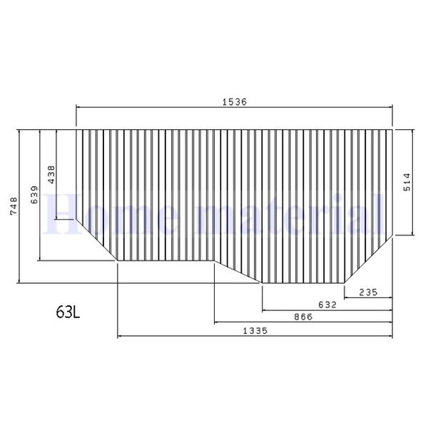 YAMAHA お風呂のふた TOCLAS トクラス (旧ヤマハ) 63L ( 品番 YAMAHA お風呂のふた TOCLAS トクラス (旧ヤマハ) 63L ( 品番