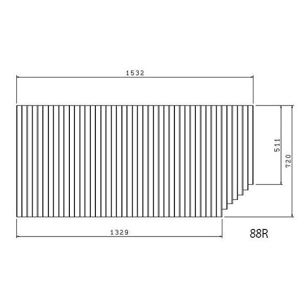  Ĉӂ gNX (}nj 88R Xg[[pi i jGFFMGDW1A1 t^ R^Cv Cӂ ӂ i @ jW1532mm×D720mm