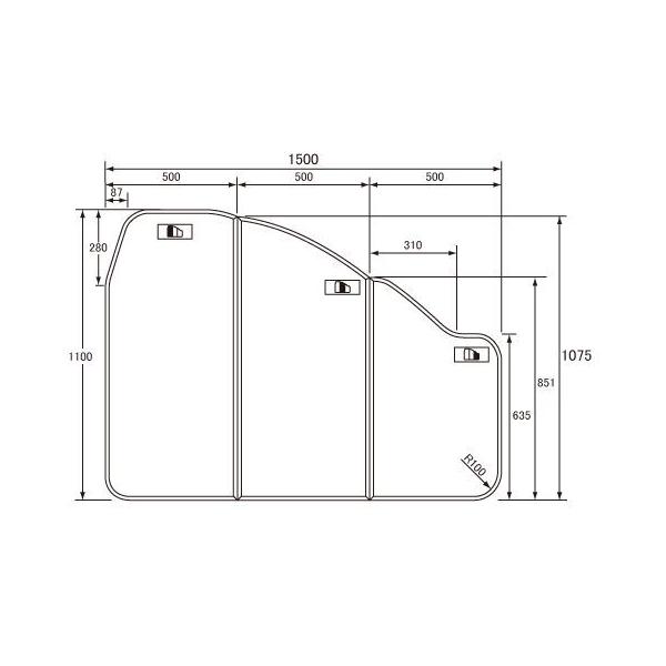 パナソニック/風呂ふた GKT8KY1DR12Z 845x1566mm 楽天市場】RDH8KY1DR12Z パナソニック PANASONIC 風呂フタ 断熱組み