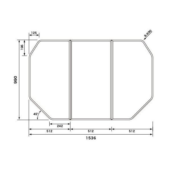  Ĉӂ pi\jbN idH iVij g݂ӂ Cӂ RLA76KF1M ipi GTD76KN1M) 990×1536mm