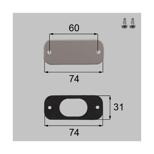 LIXIL トステム エクステリア テラス用 雨樋 雨樋ふさぎ材 部品コード：K-V832-PTAB色 : シャイングレー 内容物 : 本体×1 ライザーテラスII、ほせるんですII07/3〜