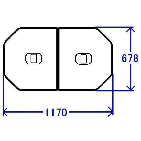 Ĉӂ TOTO Cӂ yʔctgݍ킹 g݂ӂ OF1170×678mm PCF1220N#N11 (֕i PCF1220R#NW1 j