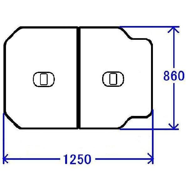 Ĉӂ TOTO Cӂ yʔctgݍ킹 g݂ӂ OF1250×860mm PCF1300R#NW1 (PCF1300N#N11 PCF1301#NW1 ̌pi)