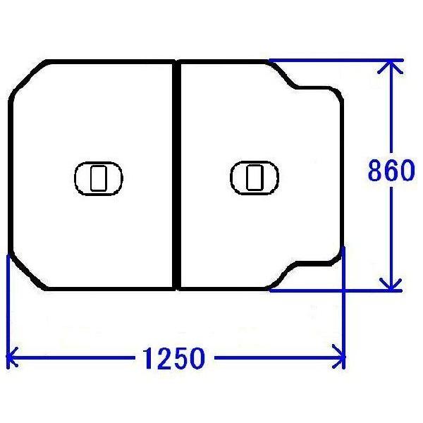  Ĉӂ TOTO Cӂ yʔctgݍ킹 g݂ӂ OF1250×860mm PCF1300R#NW1 (PCF1300N#N11 PCF1301#NW1 ̌pi)