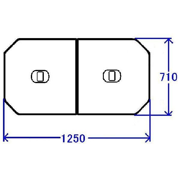  Ĉӂ TOTO Cӂ yʔctgݍ킹 g݂ӂ OF1250×710mm PCF1320N#N11 (Vi PCF1320R#NW1) gg