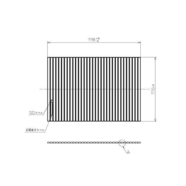 Ĉӂ TOTO Cӂ yʃVb^[ ӂ OF1118×770mm PCS1120 #N11 (iԕύX PCS1120N#NW1 )