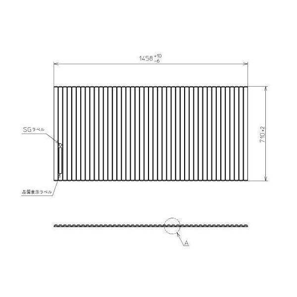  Ĉӂ TOTO Cӂ yʃVb^[ ӂ OF1458×710mm PCS1451N #N11 gg