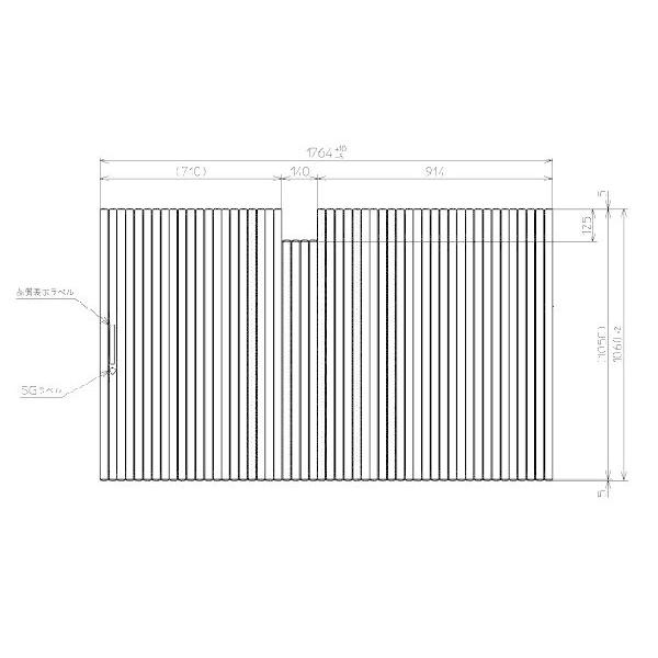  Ĉӂ TOTO Cӂ X[p[GNZgoXp yʃVb^[ ӂ OF1764×1060mm PCS1801#N11 i֕i PCS1801N#NW1 jgg