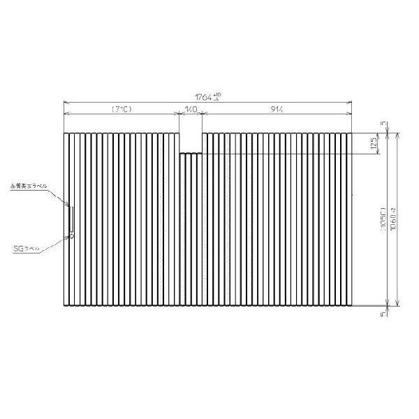  Ĉӂ TOTO Cӂ X[p[GNZgoXp yʃVb^[ ӂ OF1764×1060mm PCS1801#N11 i֕i PCS1801N#NW1 jgg