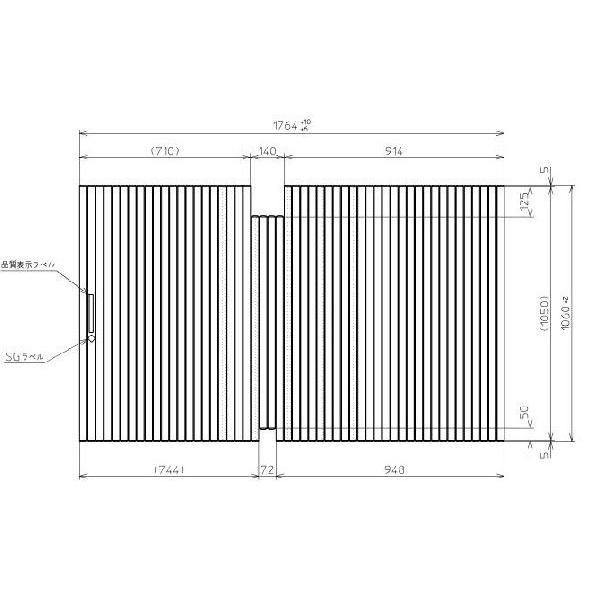  Ĉӂ TOTO Cӂ X[p[GNZgoXp yʃVb^[ ӂ OF1764×1060mm PCS1803#N11 ipi PCS1803N#NW1 )