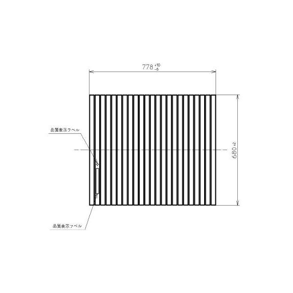 Ĉӂ TOTO Cӂ yʃVb^[ ӂ OF778×680mm PCS800#N11 ipi PCS800N#NW1) gg