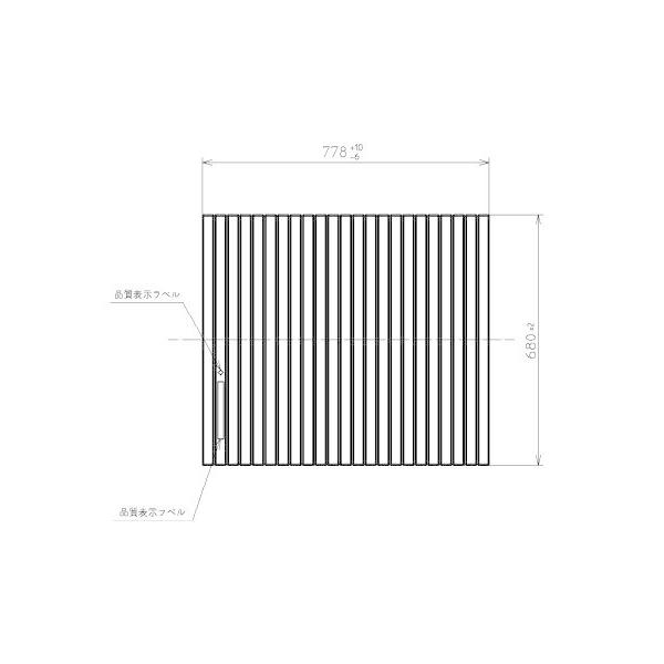  Ĉӂ TOTO Cӂ yʃVb^[ ӂ OF778×680mm PCS800#N11 ipi PCS800N#NW1) gg