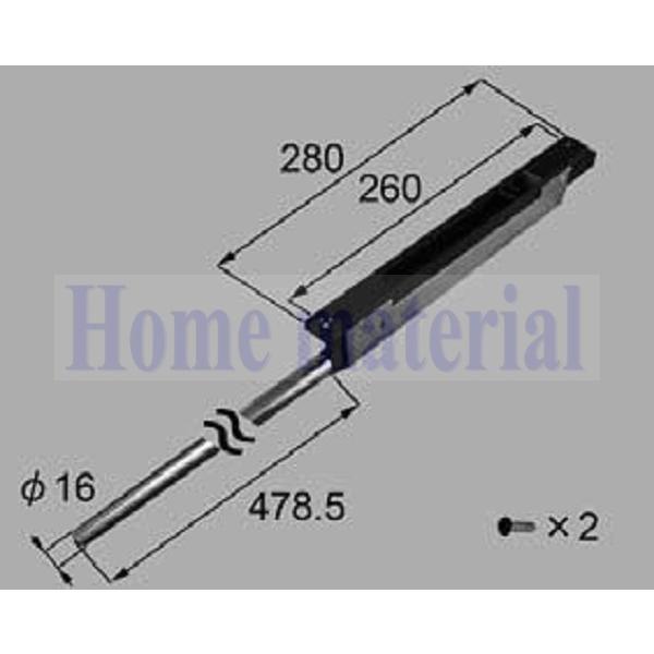 推しの子　扉門　フルホ用セット TOEX 門まわり商品 落し棒 高級鋳物門扉用：落し錠[KGV75070B