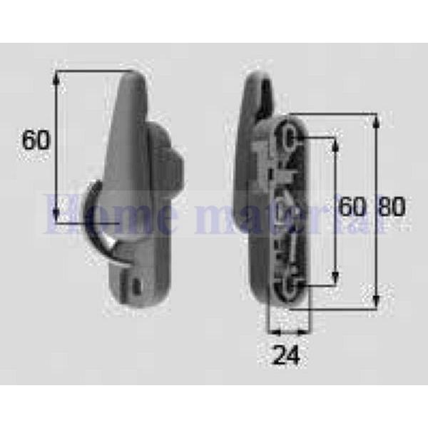 Lixil 新日軽 サッシ補修部品 ハンドル クレセント 錠受類 クレセント R Svd 296rs01 Svd 296rs01 Homematerial 通販 Yahoo ショッピング