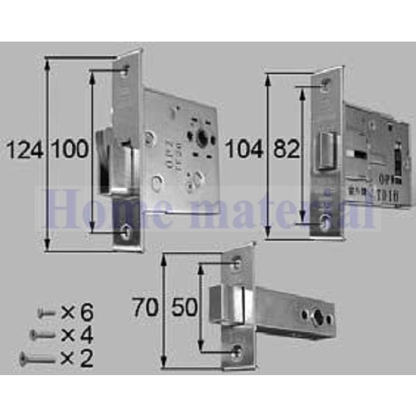 納期未定 LIXIL リクシル トステム ドア 箱錠セット 商品コード ZDC160A 1Set