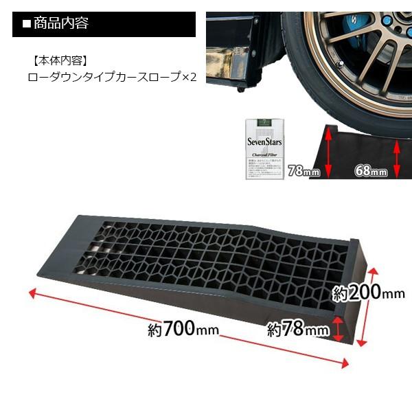 カースロープ タイヤ スロープ ローダウン車対応 カーランプ 2個セット ジャッキアシスト 車高短 耐荷重2t Dl66 Homeown 通販 Yahoo ショッピング