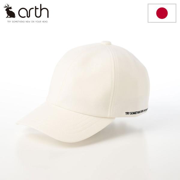 arth キャップ 帽子 メンズ レディース 通年 Message Cap II ホワイト 普段使い カジュアル おしゃれ プレゼント ギフト