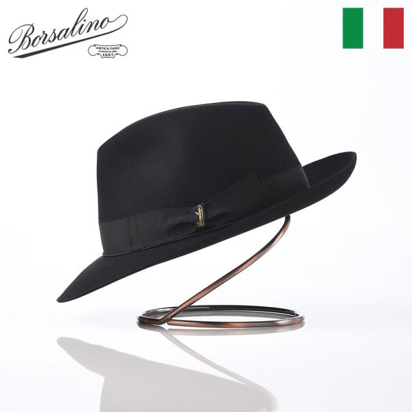 Borsalinoボルサリーノ中折れハット58フェルト Borsalino（ボルサリーノ） 帽子 中折れハット フェルト帽 秋 冬