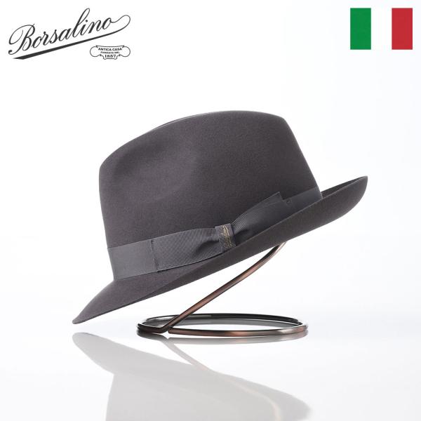 Borsalino（ボルサリーノ） 帽子 中折れハット フェルト帽 秋 冬