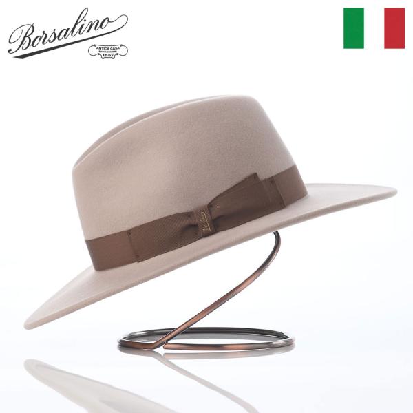 Borsalino 帽子 中折れハット フェルト帽 秋 冬 メンズ Borsalino 帽子 中折れハット フェルト帽 秋 冬 メンズ