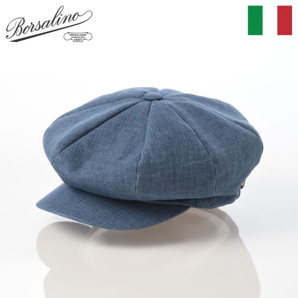 専用　美品　ボルサリーノ(Borsalino) 　キャスケット L 60cm homeroortega_brsh031-blue