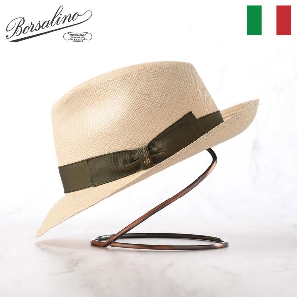 Borsalino（ボルサリーノ） パナマ帽 パナマハット 中折れハット 春夏