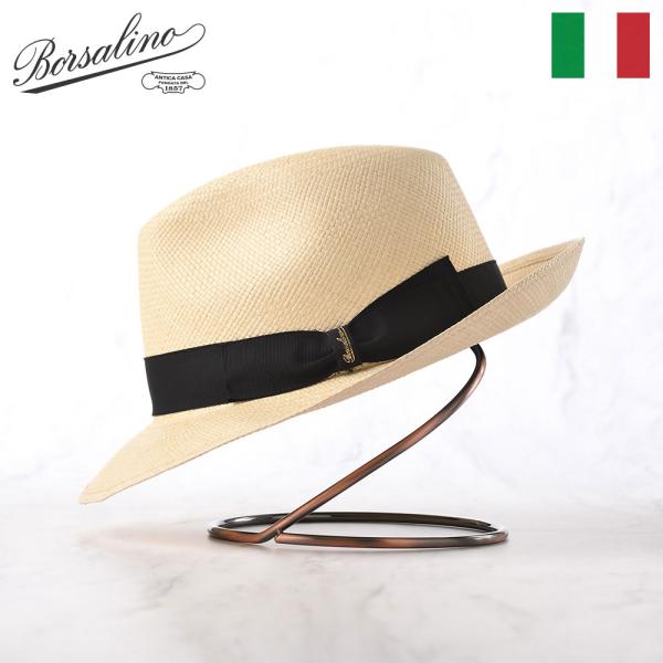 Borsalino（ボルサリーノ） パナマ帽 パナマハット 中折れハット 春 夏