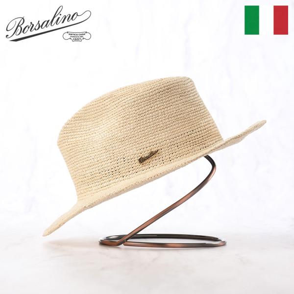 Borsalino（ボルサリーノ） パナマ帽 中折れハット 帽子 メンズ