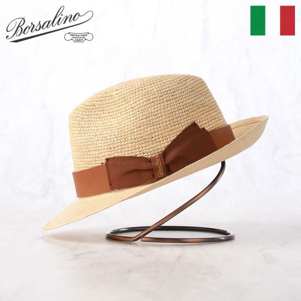 Borsalino（ボルサリーノ） パナマ帽 中折れハット 帽子 メンズ